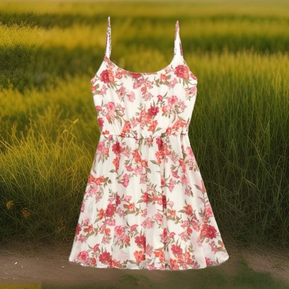Forever21 Spring Floral Adjustable Strap Dress